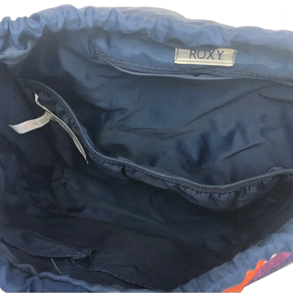 Roxy Multicolor Abstract Large Bookbag Backpack